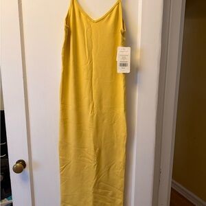 Fabletics Vibrant Yellow Midi Dress